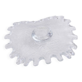 Bougeoir en verre vintage