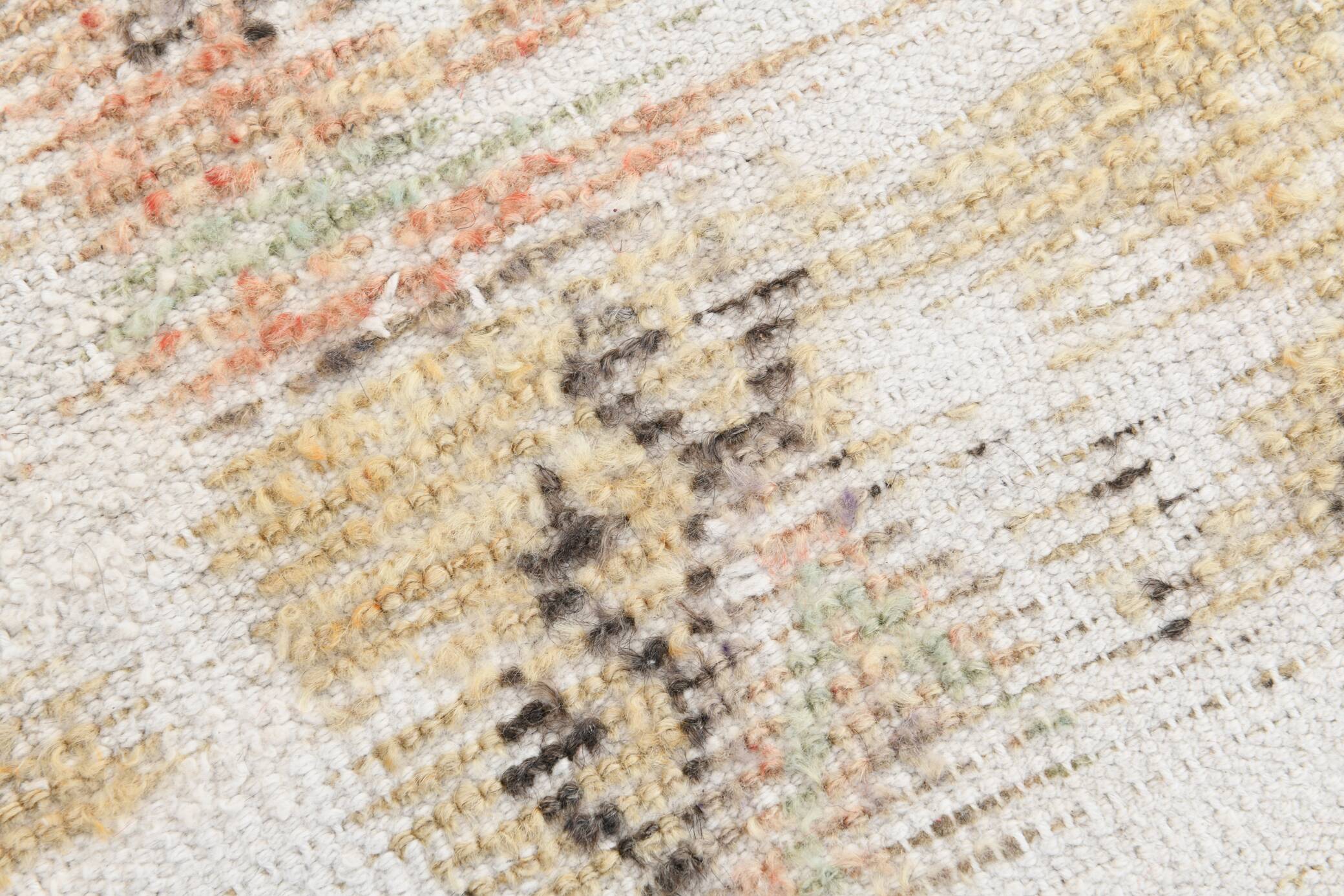 4x11 Long Wide Soft Beige Vintage Runner Rug, 116x334Cm FREE SHIPPING