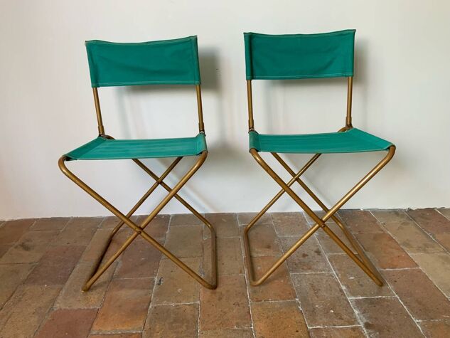 Pair of camping chairs
