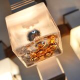 Cubic chandelier by Gaetano Sciolari for Mazzega