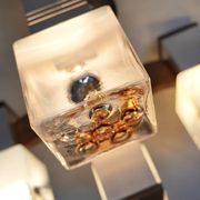 Lustre cubique Gaetano Sciolari pour Mazzega