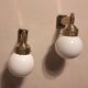 Pair of Astoria brass wall lights by Josef Hoffmann, WOKA Vienna re-edition