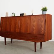 Teak highboard, Danish design, 1960s, production: Denmark