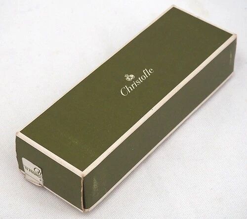 12 silver-plated oyster forks Christofle Rubans