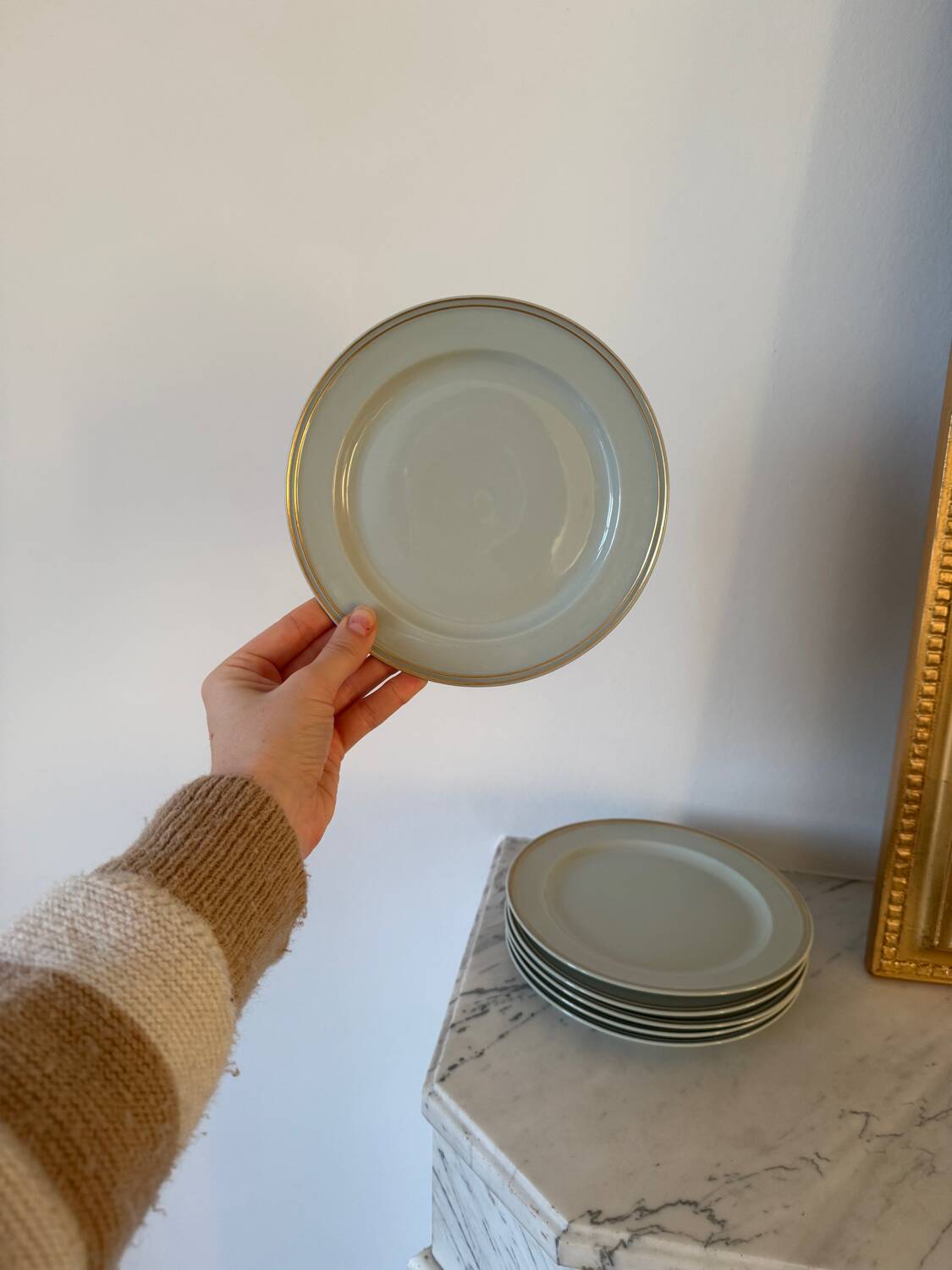 Small Limoges porcelain plates