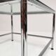 Square glass coffee table 71 x 71 cm, 1990s