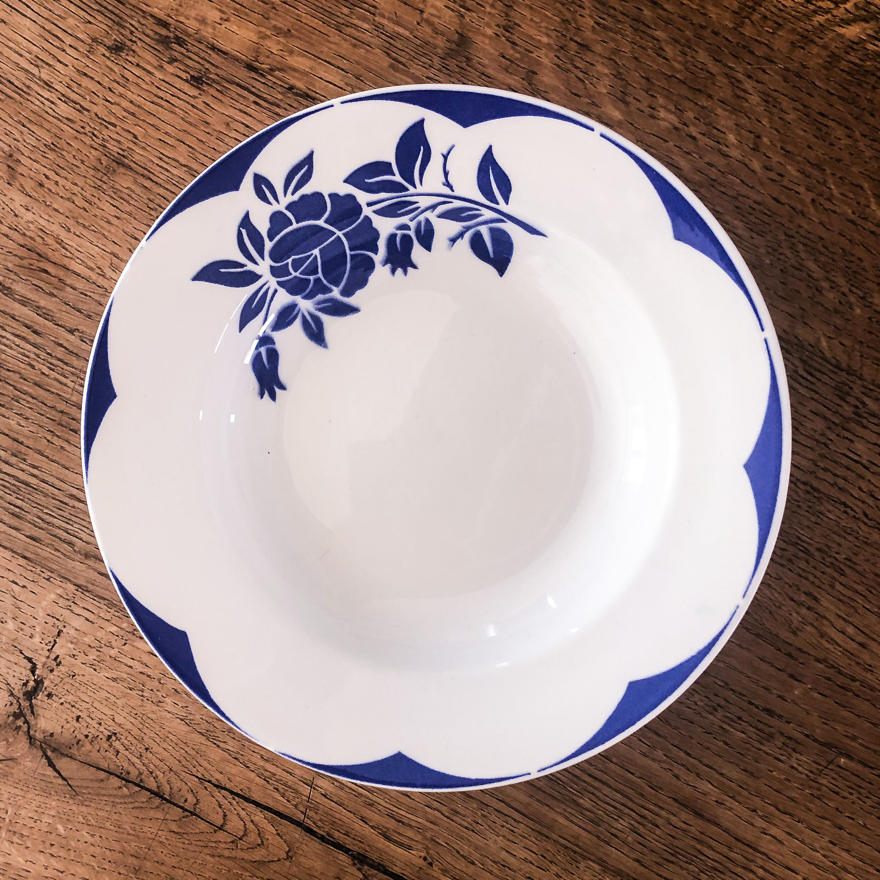 Set of 6 plates digs Digoin Sarreguemines