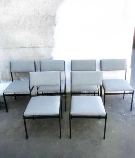 Suite of 6 chairs Cees Braakman "Japanese series" Pastoe editor