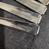 6 vintage Sheraton spoons by Reed & Barton in excellent condition.