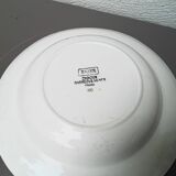 Set of six mismatched soup plates