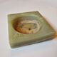 Vide poche cendrier onyx vert, vintage italien 1960