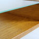 Oak coffee table with a glass top from Onv olomouc, 1970s