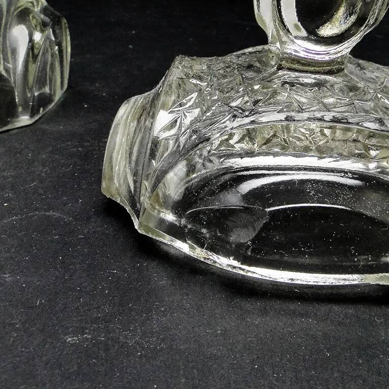 Sugar bowl, postmodern new look, glass, Poland, 1970s