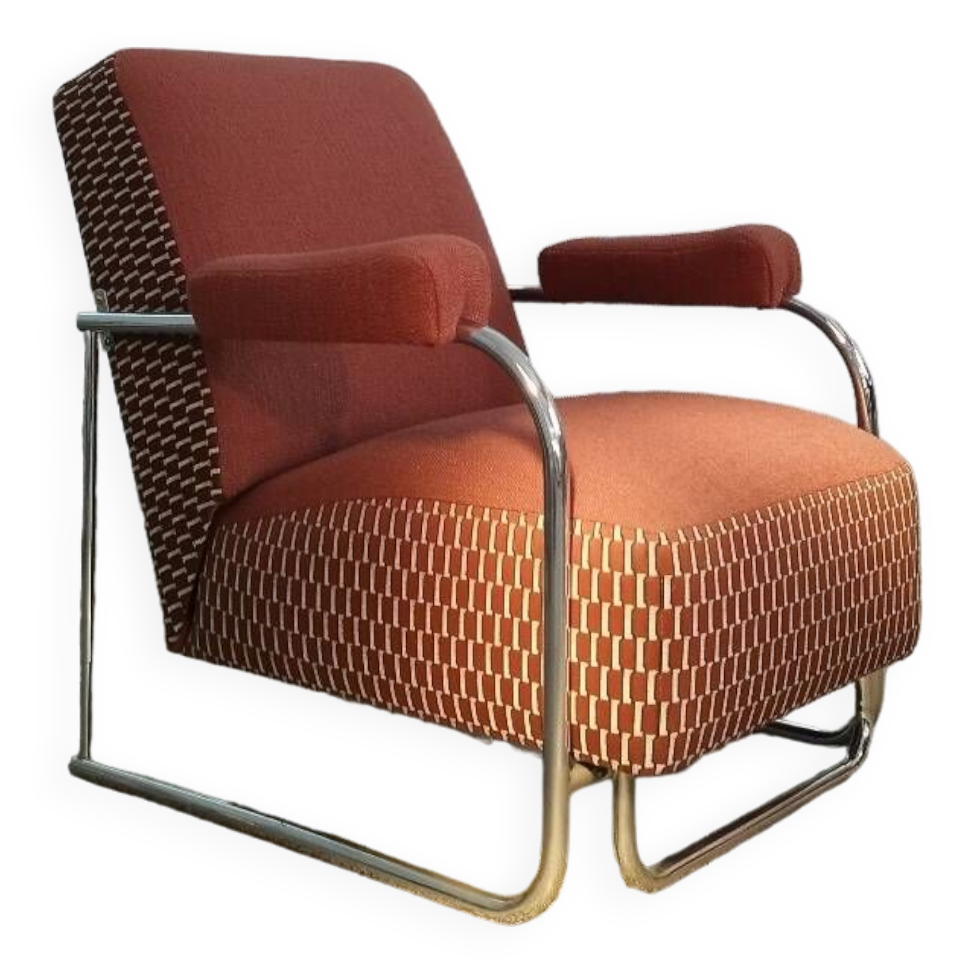 Tubular Bauhaus armchair