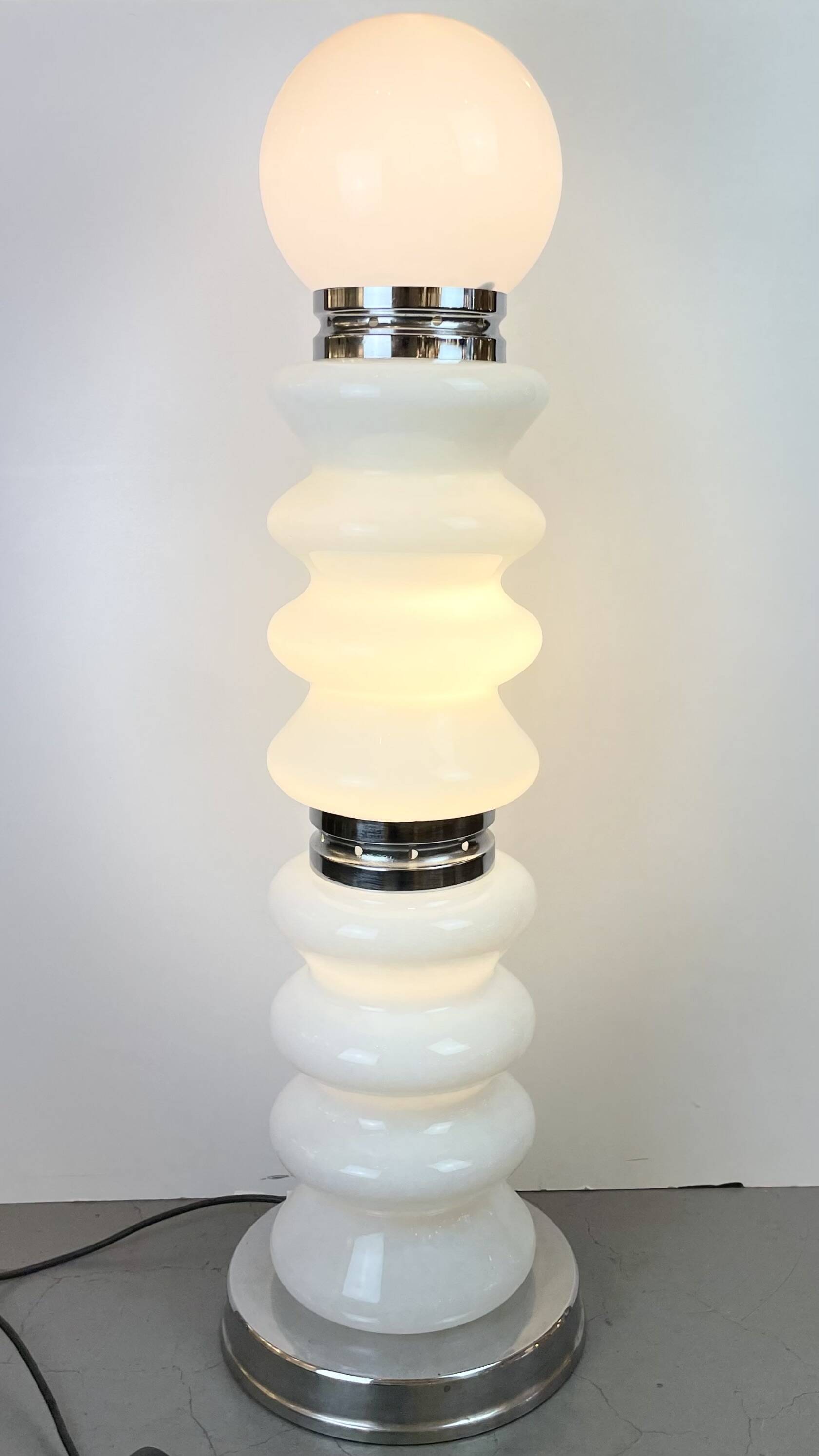 Lampadaire Murano dans le style de Calo Nason pour Mazzega, années 1970