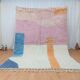 Handmade Berber wool rug size 150 x 250 cm