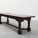 17th-Century Belgian full dark Oak Dining Table