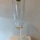 6 crystal champagne flutes from Arques model Versailles