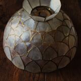 Vintage Brass Mother-of-Pearl Corolla Suspension