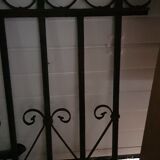 Grille en fer forgé