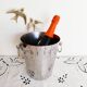 Stainless steel Champagne bucket Létang Rémy, ice bucket, cooler