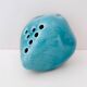 Teal Lacquered Ceramic Tulip Vase / Pen Holder by Giacomo Onestini for Ernestine Salerno