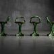 Whimsical Vine Twist Stools, France, Late 20th Century