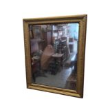 Antique Wooden Gold Colored Mirror, early 1800s