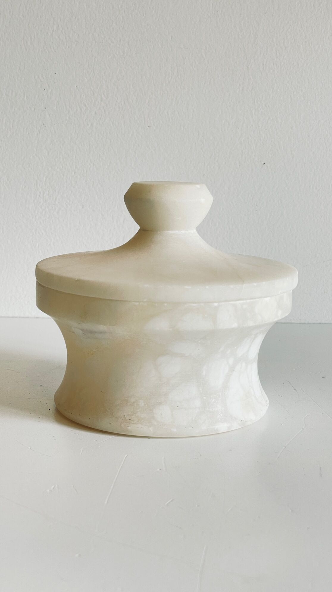 Vintage alabaster stone box