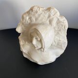 Marble sculpture representing La Vallière 20th century by J. Morrini