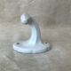 White porcelain hook art deco wall 1930 faience bathroom