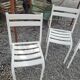 6 iron garden chairs