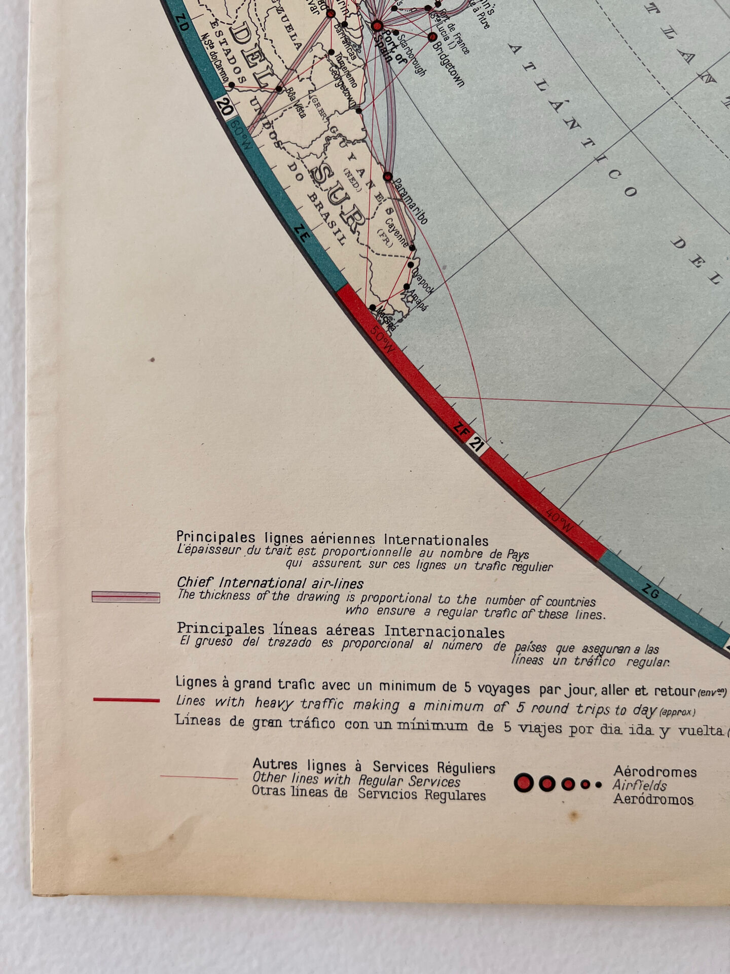 Airlines — Northern Hemisphere | Polar Projection