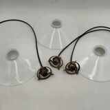 Opaline pendant lights