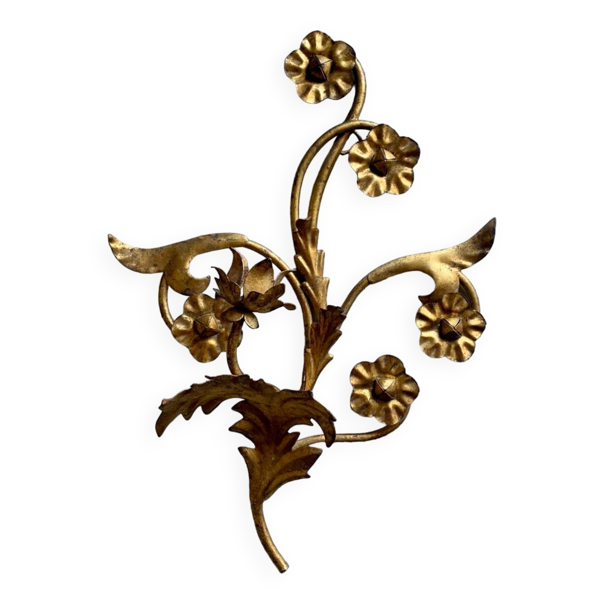 70s wall candle holder