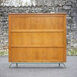 Storage furniture, school furniture, wooden furniture, vintage furniture from the 60s, interior decoration