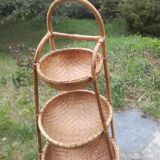 Rattan shelf