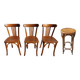 3 chaises + 1 tabouret