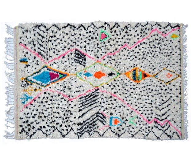 Colorful Berber carpet 252x132cm