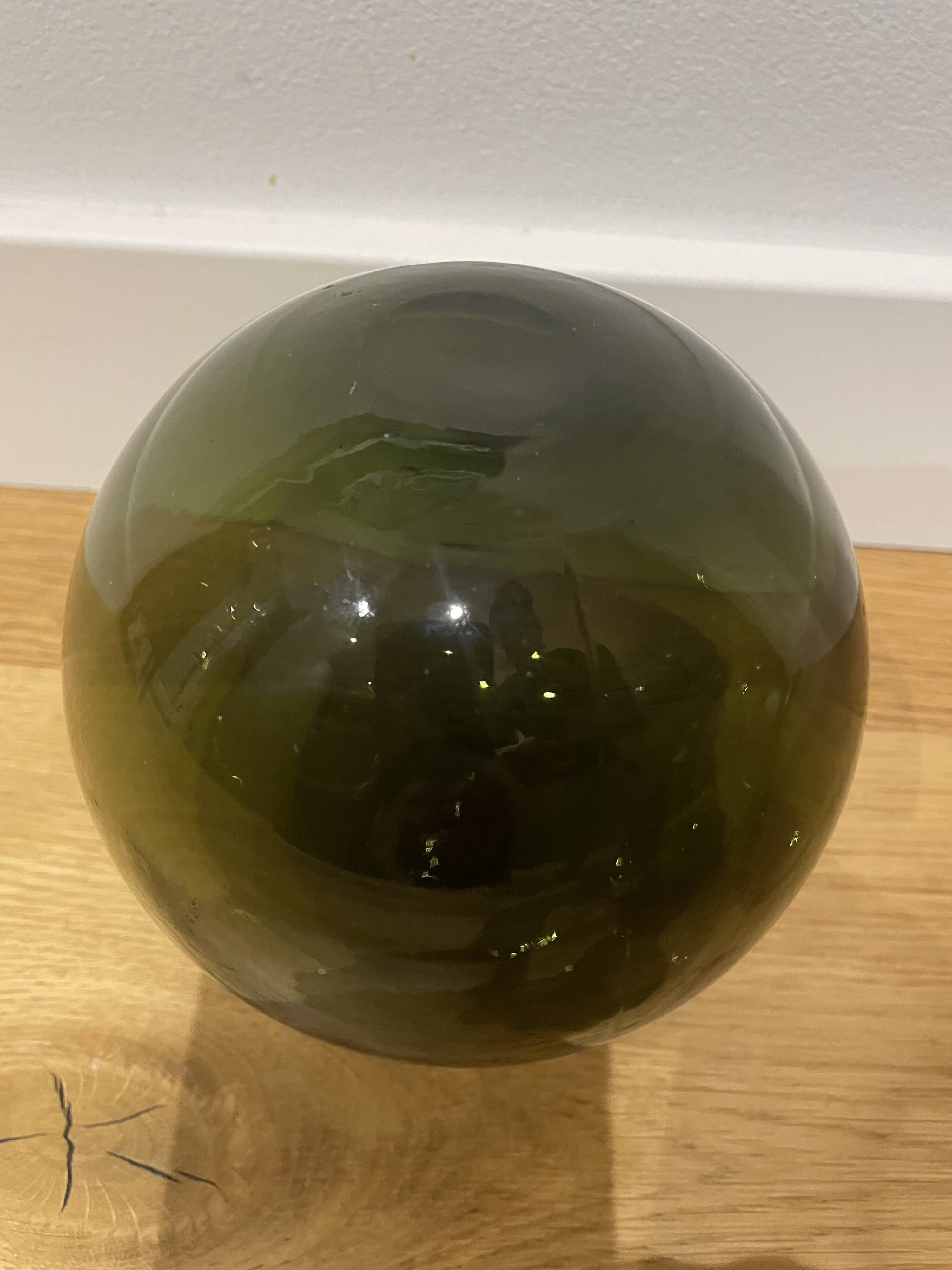 Boule flottante pêcheur en verre