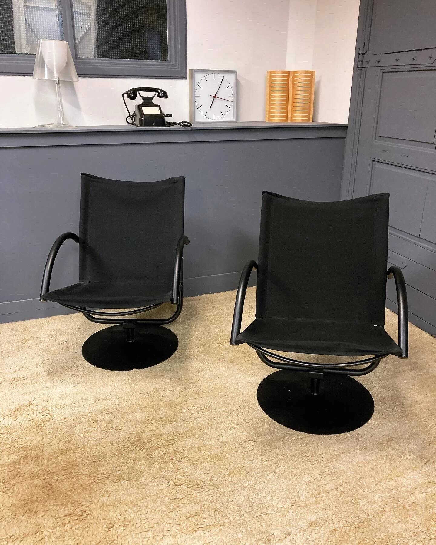 Chaises pivotantes vintage Mazairac & Boonzaijer