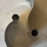 1970s metal candlesticks