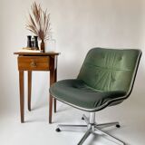 Chrome rotary chair