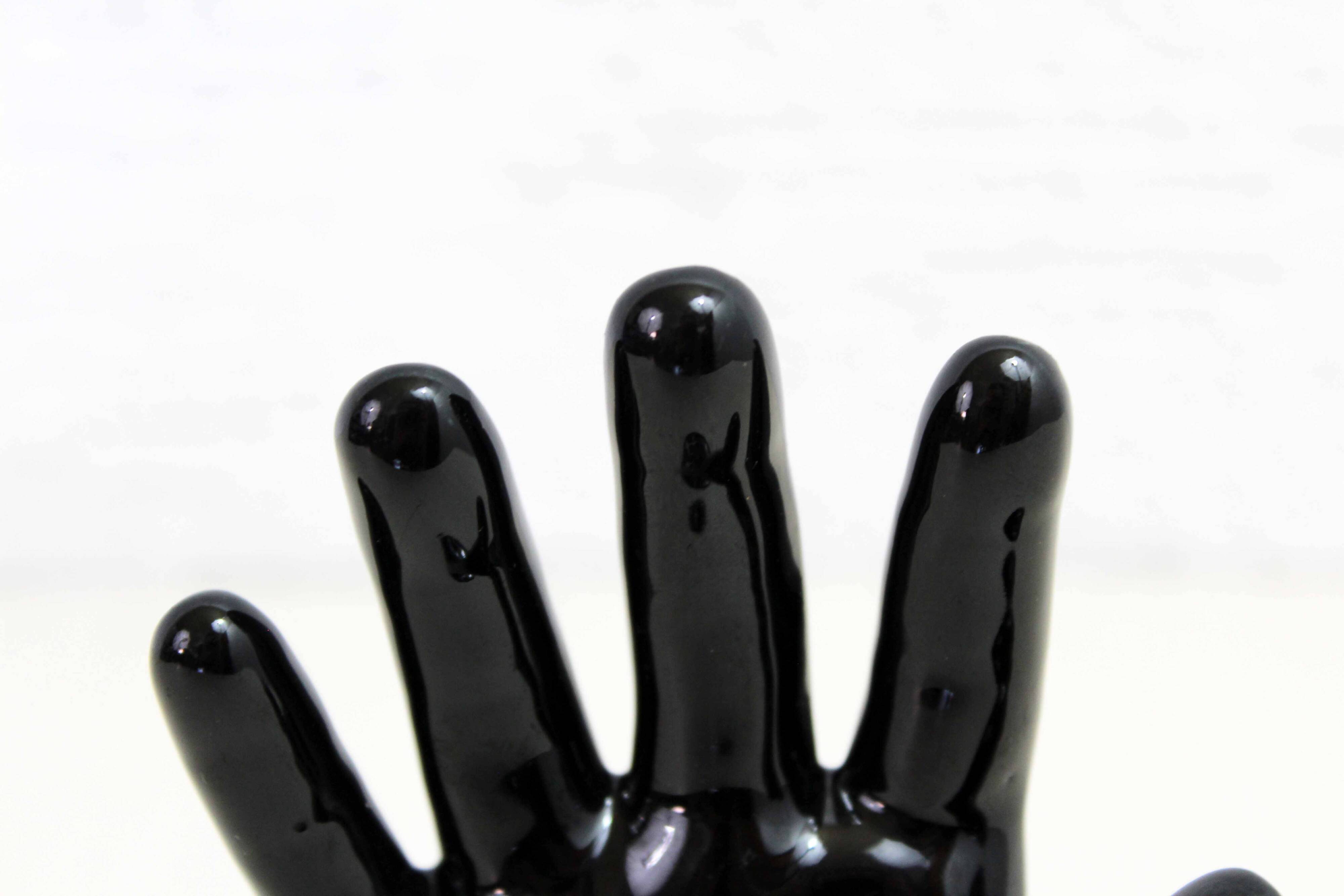 Earthenware hand soap holder