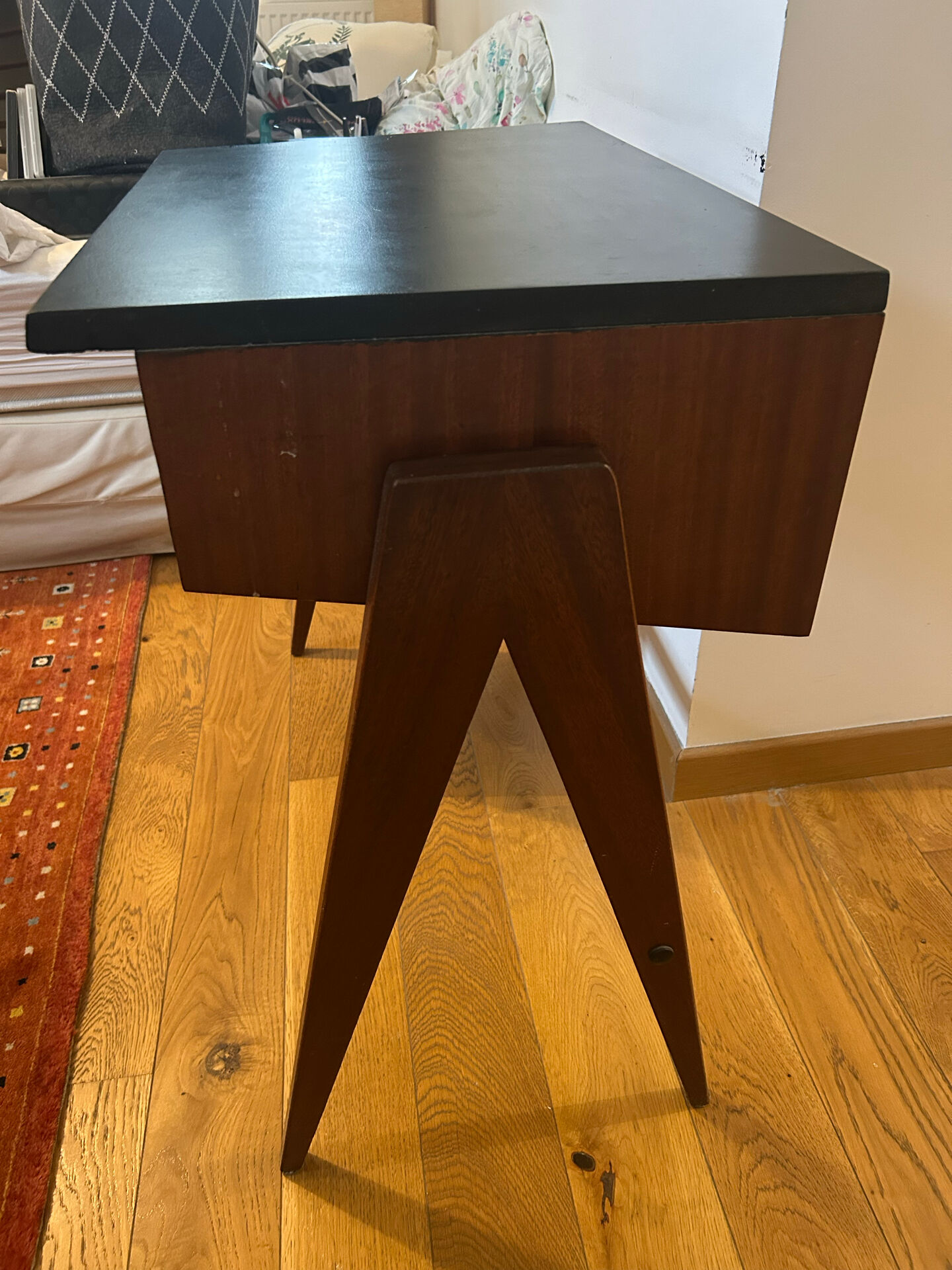 Small modernist desk / Mid-Century / compass – 1950s-60s