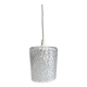 Small cylindrical glass bubble pendant light