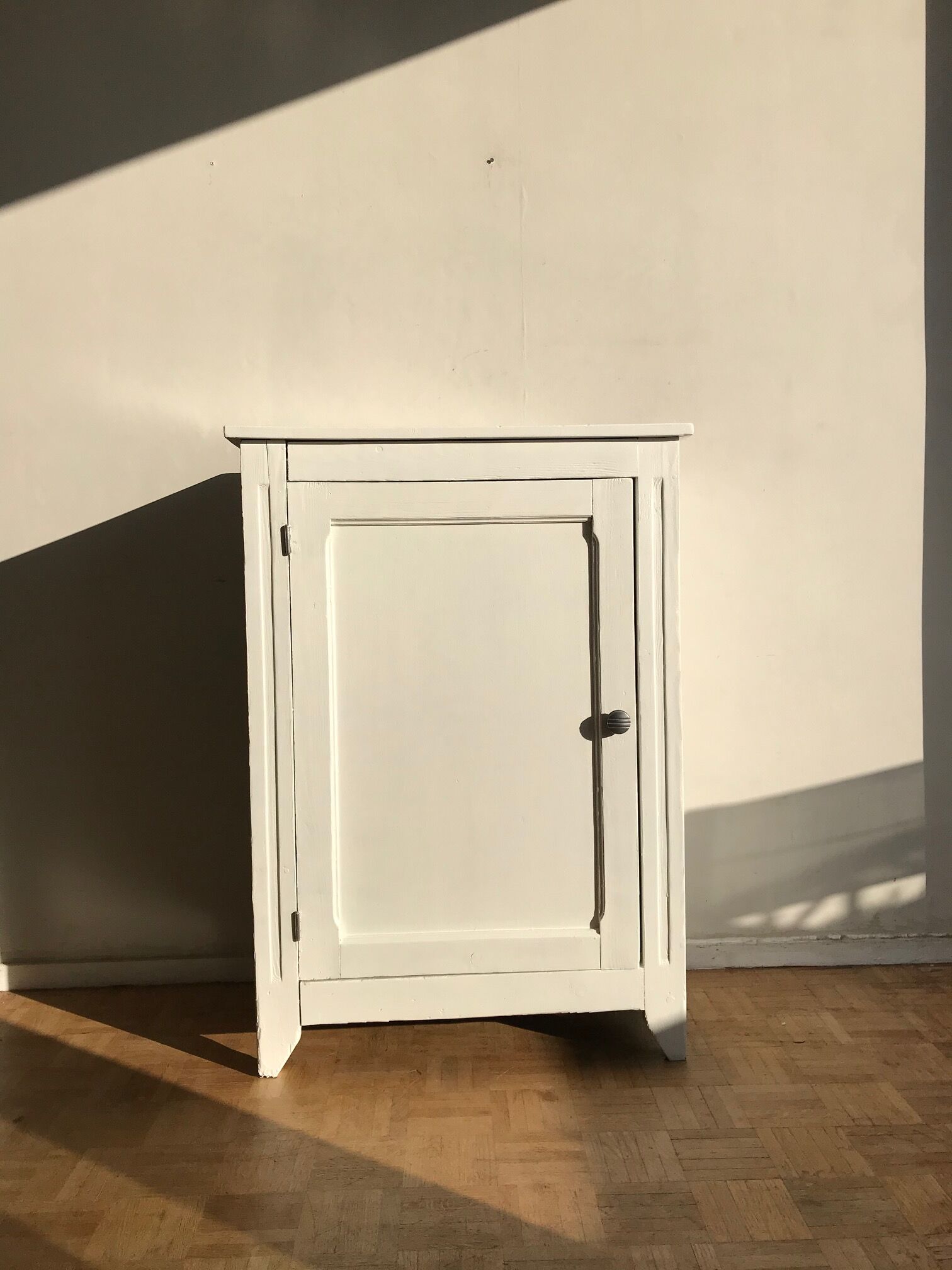 Parisian buffet of the 1940s painted white