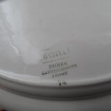 Ravine in earthenware of Sarreguemines Digoin model Bastia 1940