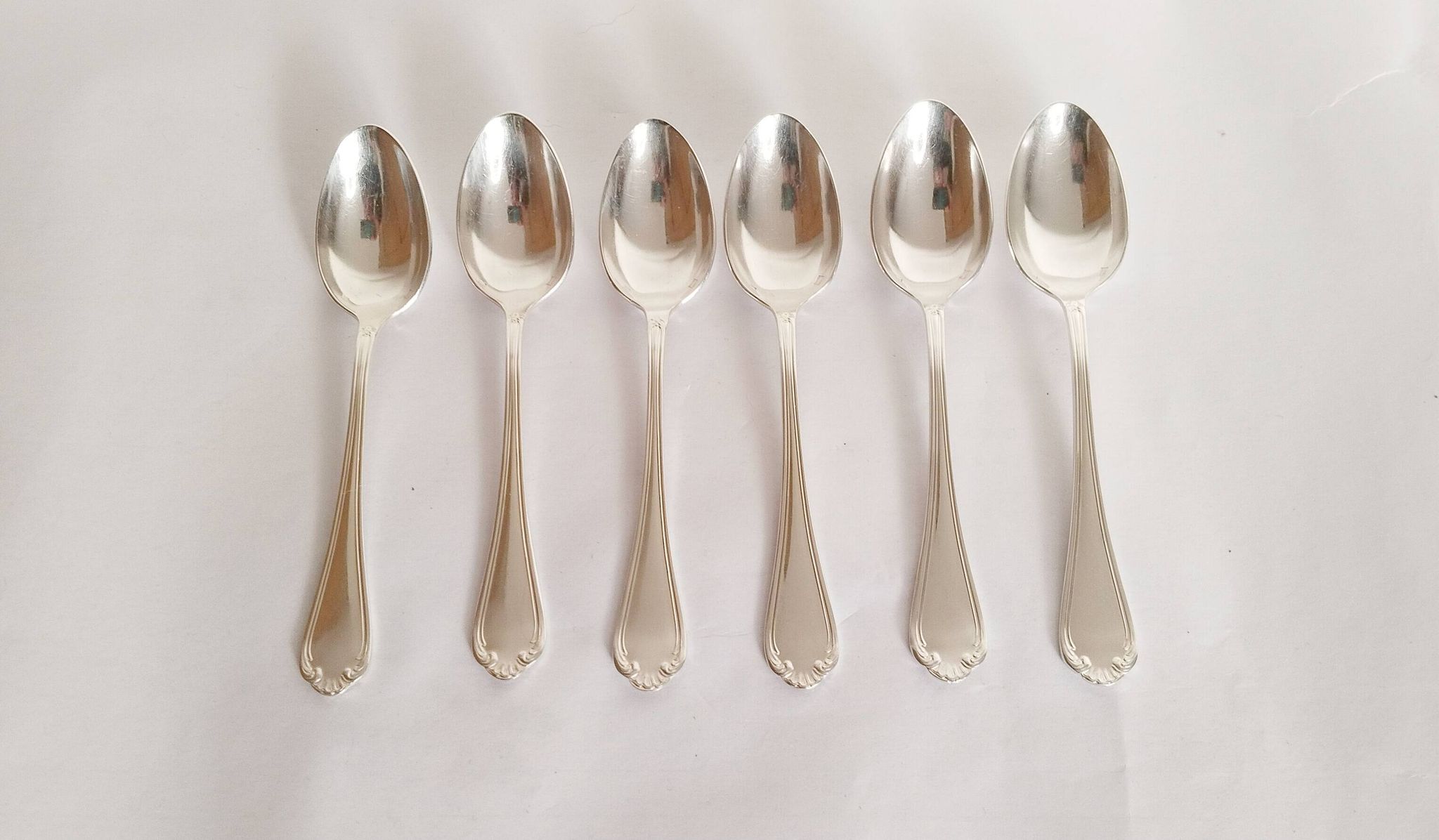 Cuillères à dessert , cuillères à café en argent, Félix Frères 18G