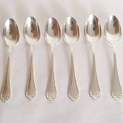 Cuillères à dessert , cuillères à café en argent, Félix Frères 18G